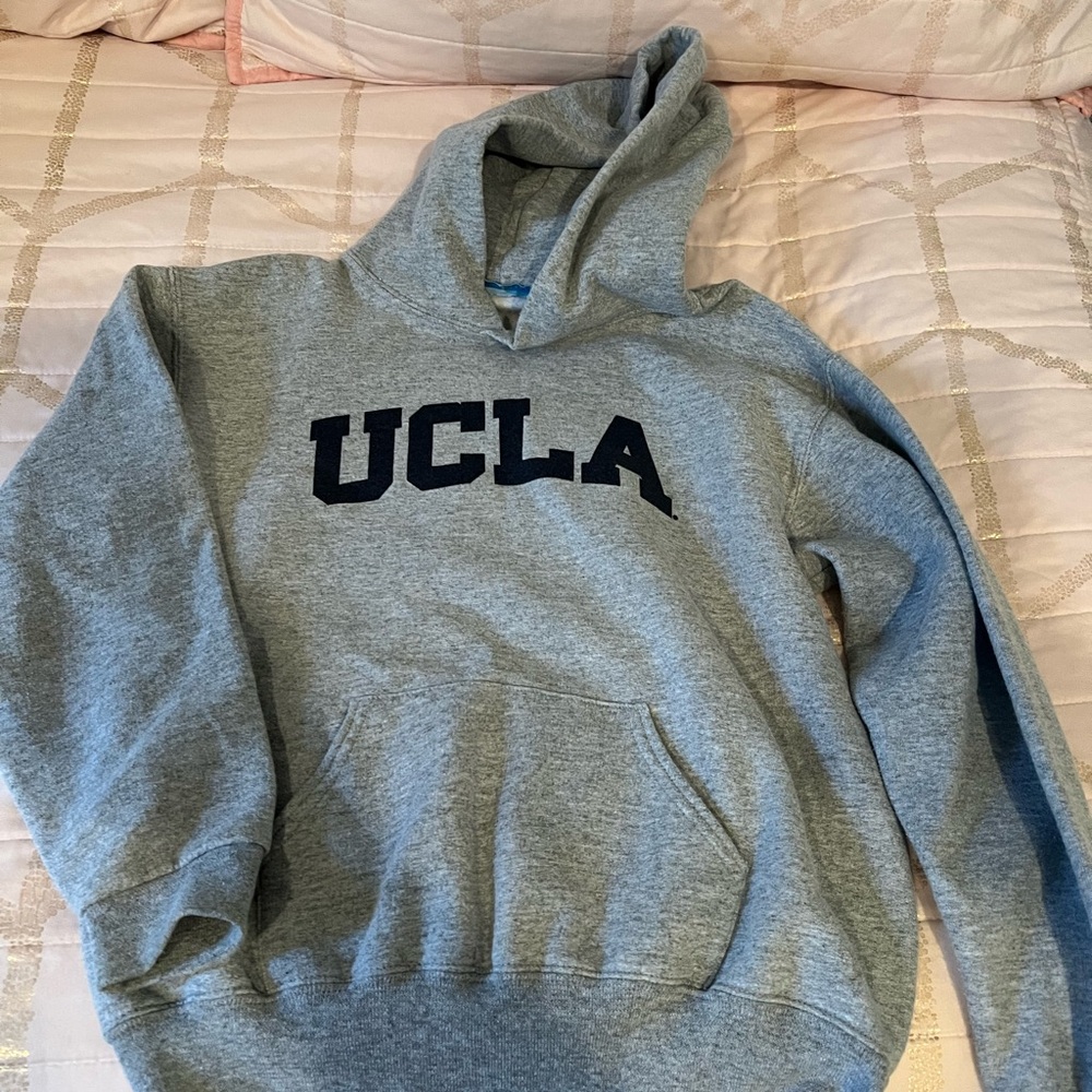 UCLA Gray Pullover Hoodie Sweatshirt